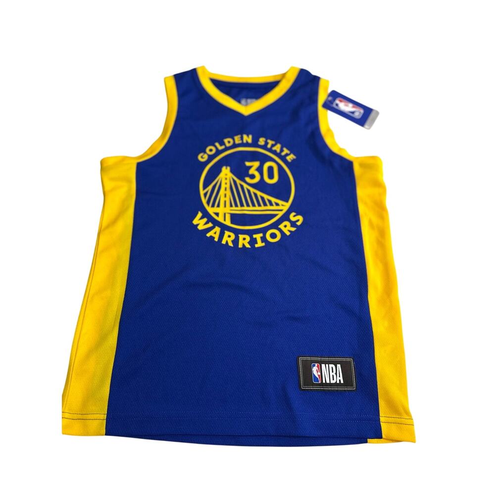 MEDIUM BOYS NBA CURRY JERSEY NUMBER 30 NWT